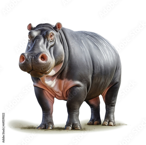 Hippopotamus PNG image on transparent background.