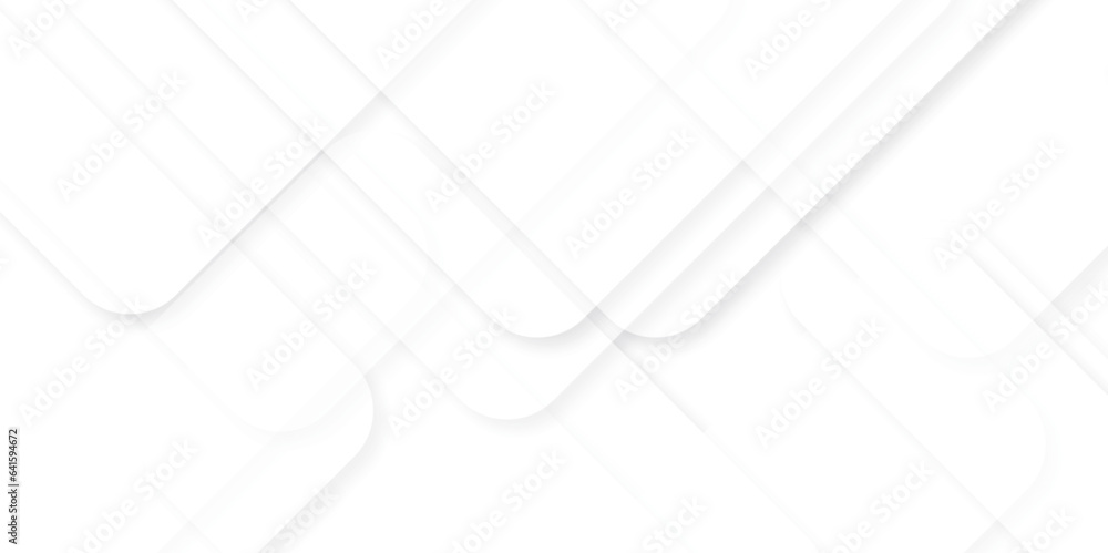 Modern Abstract white background design with layers of textured white transparent material in triangle and squares shapes. White color technology concept geometric line vector background banner design Modern Abstract white background design with layers of textured white transparent material in triangle and squares shapes. White color technology concept geometric line vector background banner design
