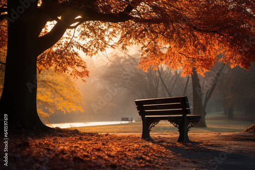 Autumn in The Park - Beautiful Fall Landscape
