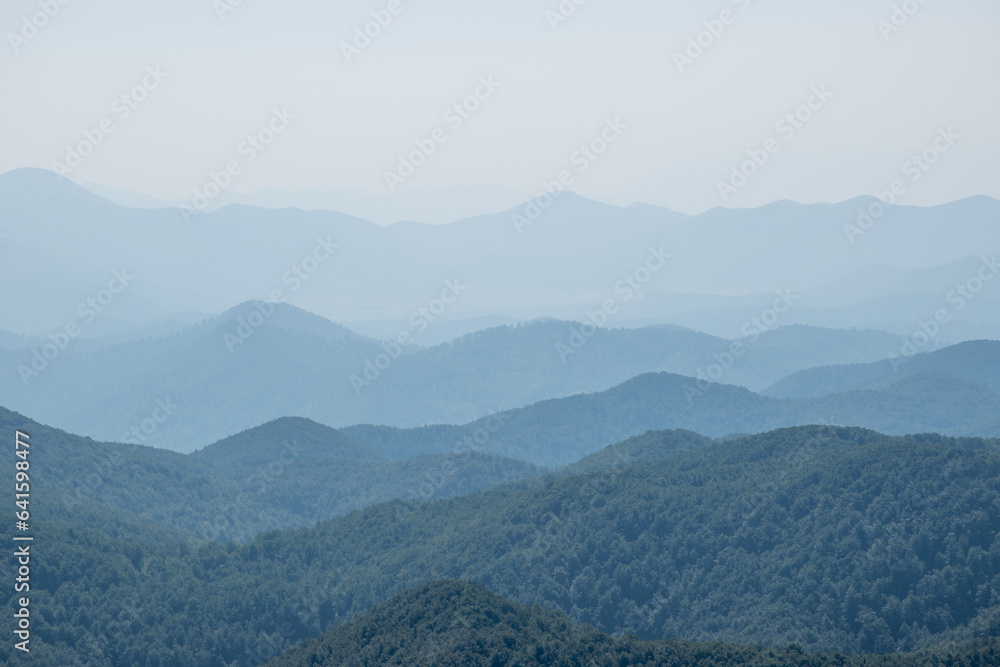 mountains in the fog mountains in the fog