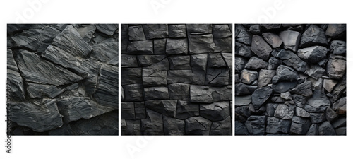 volcanic basalt stone texture surface illustration gray rock, natural rough, gray rock volcanic basalt stone texture surface © sevector