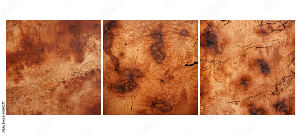 brown birch burl wood texture grain illustration natural working