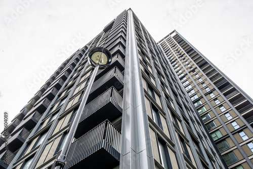 Photography UK- Modern apartment block of new residential housing in south London