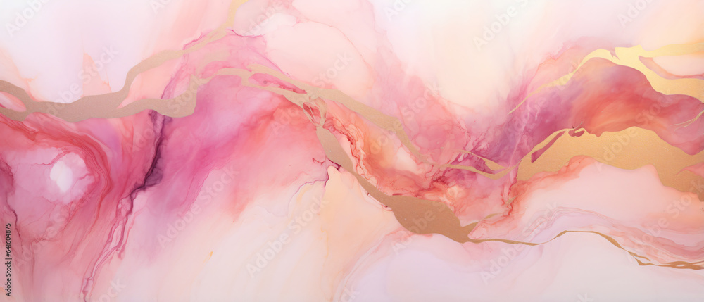 Liquid abstract marble painting background