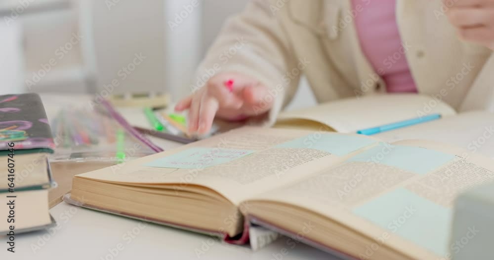 Hands, writing in notebook and student studying, learning and research knowledge of info. Closeup, notes and person on diary, journal or planning schedule reminder in to do list for education idea Hands, writing in notebook and student studying, learning and research knowledge of info. Closeup, notes and person on diary, journal or planning schedule reminder in to do list for education idea