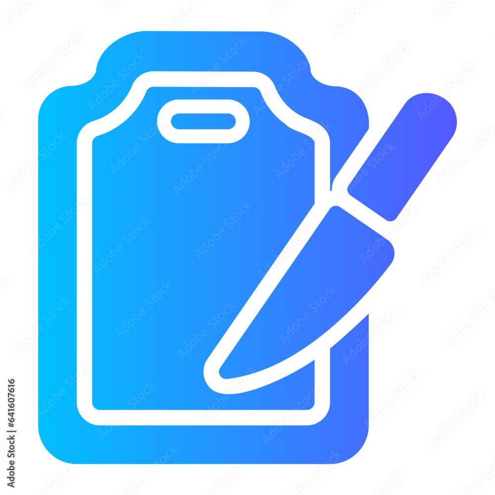 cutting board Gradient icon cutting board Gradient icon