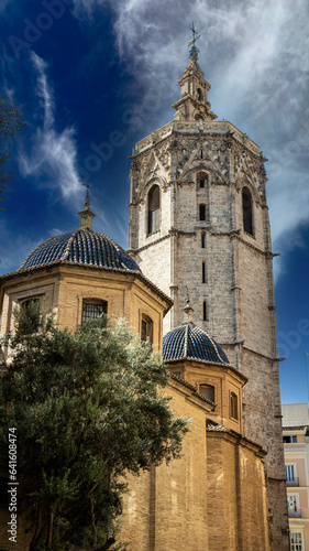 Miguelete Bell on the Reina´s Square in Valencia, Spain.