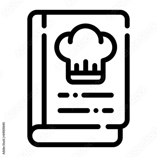 cook book Line Icon