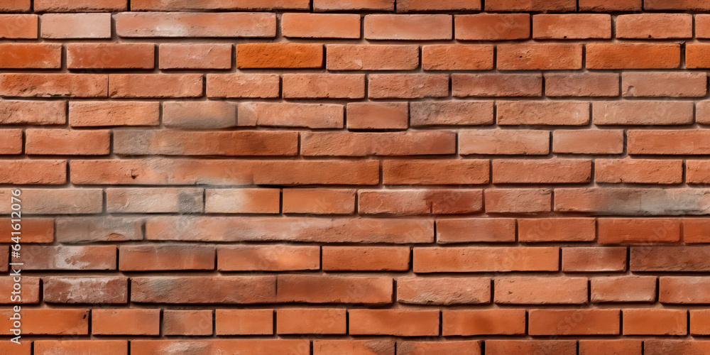 Red brick wall texture in a Seamless repeatable pattern. Red brick wall texture in a Seamless repeatable pattern.
