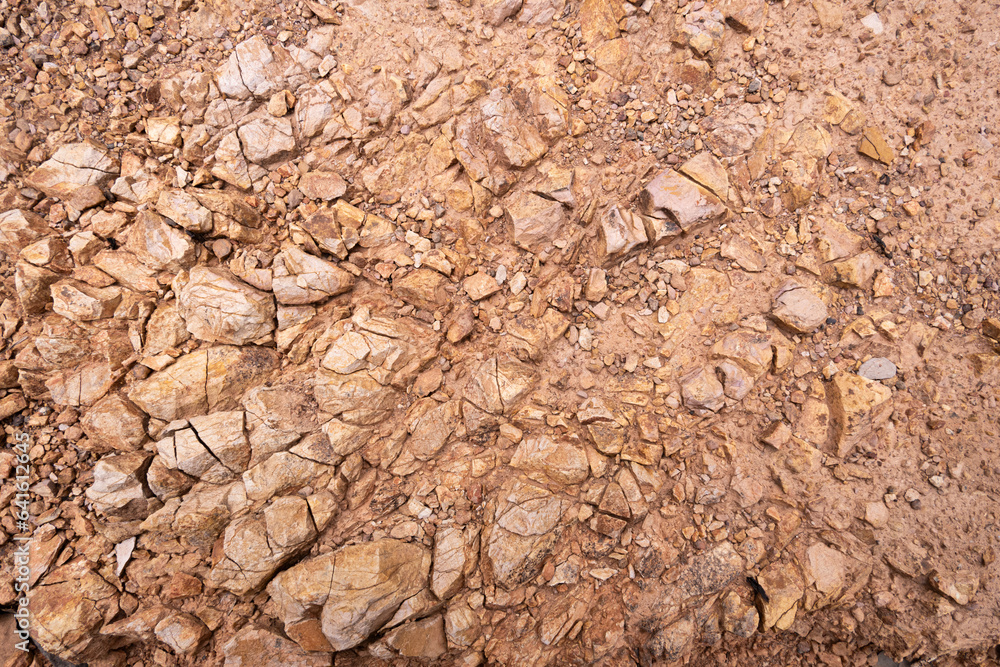 Weathered rock background. Brown highly weatered stone. Weathered rock background. Brown highly weatered stone.