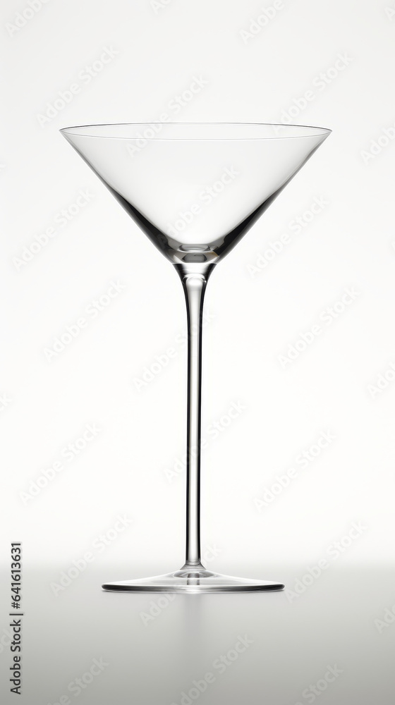 Cocktail Glass Isolated Empty Cocktail Glass Isolated Empty