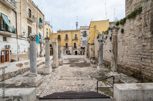 Bari, Italy - one of the pearls of Puglia region, Old Town Bari displays a number of wonderful churches and cathedrals, like the ruins of Santa Maria del Buonconsiglio photo