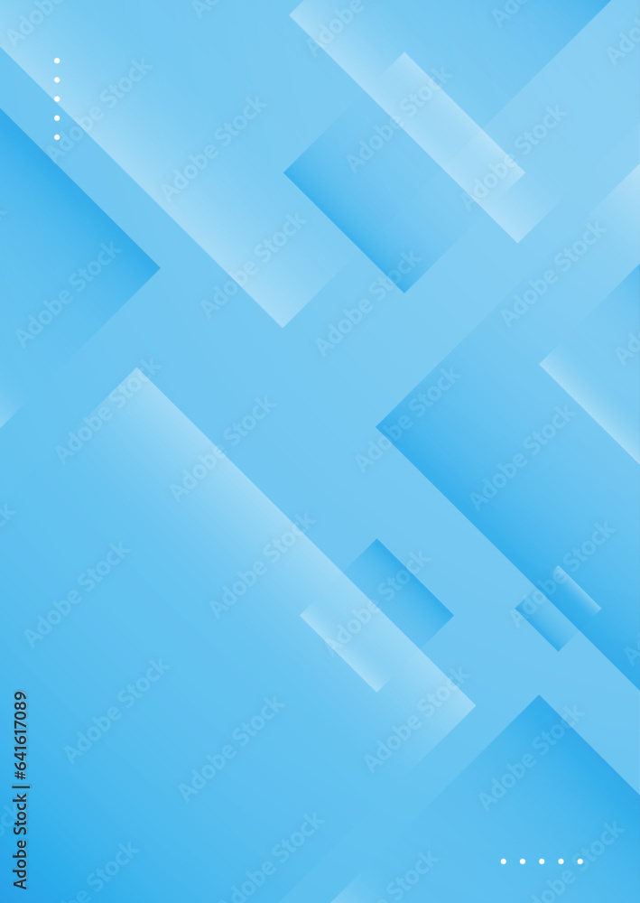 Blue modern poster background with shapes Blue modern poster background with shapes
