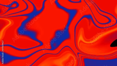 Multicolored red blue  Of Bright Collors Moving In Paint Oil Surface Beautiful background premium 