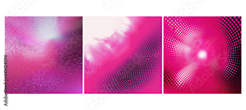 design magenta halftone bright background illustration creative ink, detailed smooth, pink vibrant design magenta halftone bright background