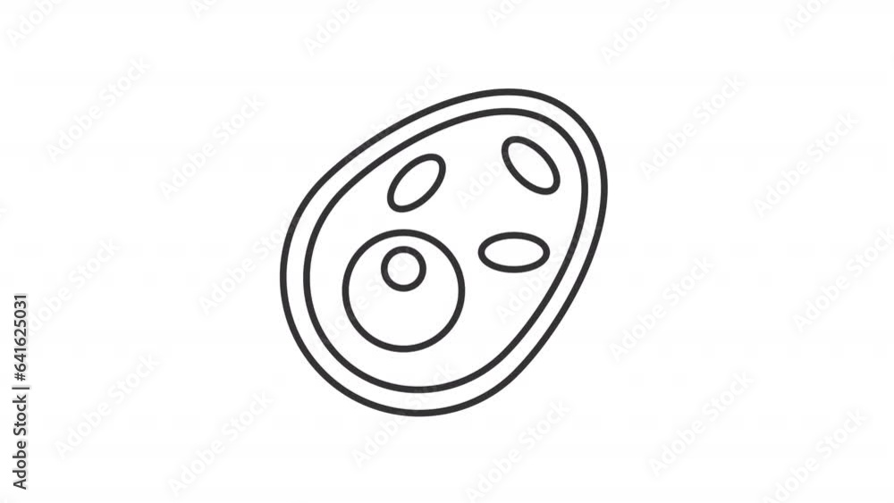 Floating cell animated icon. Cellular biology line animation. Human health. Molecular engineering. Life science. Black illustration on white background. HD video with alpha channel. Motion graphic Floating cell animated icon. Cellular biology line animation. Human health. Molecular engineering. Life science. Black illustration on white background. HD video with alpha channel. Motion graphic