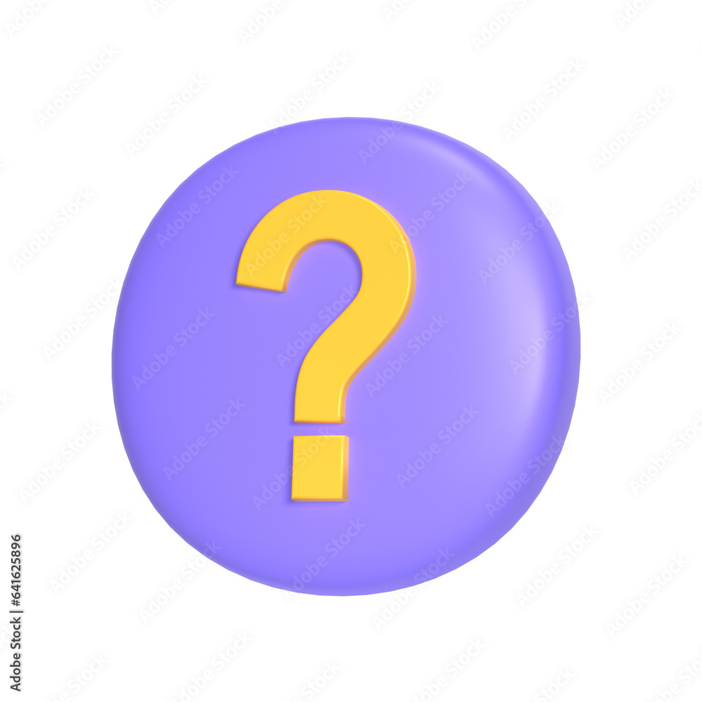 question marks 3D Illustration Icon Pack Element question marks 3D Illustration Icon Pack Element