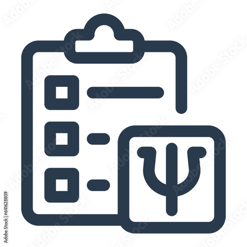 Clipboard counseling icon