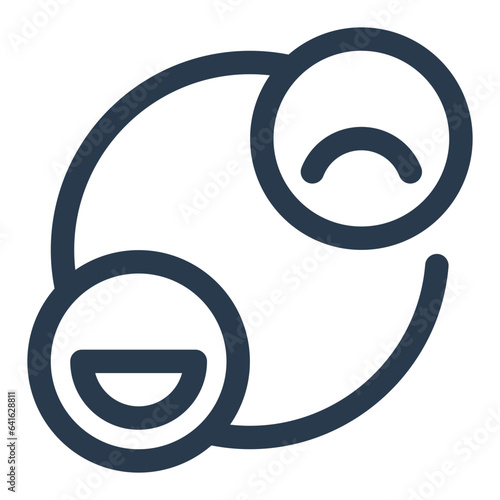 Bipolar mood icon