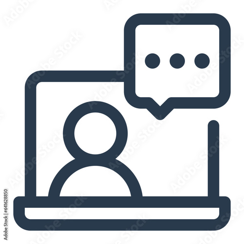 Online consultation icon