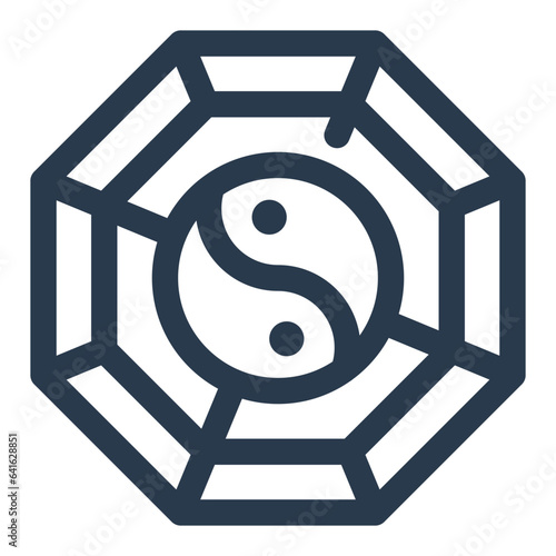 Yin yang psychology icon