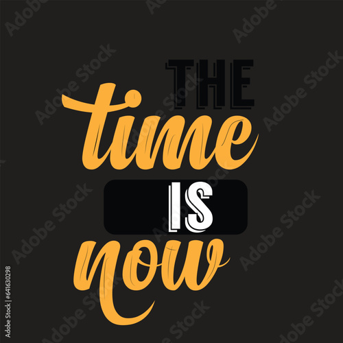 time is now 