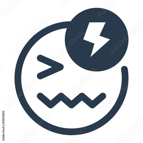 Anxiety mental health icon