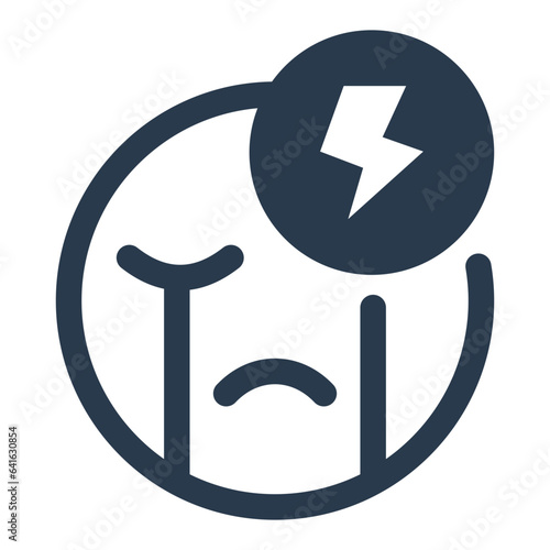 Depression mental health icon