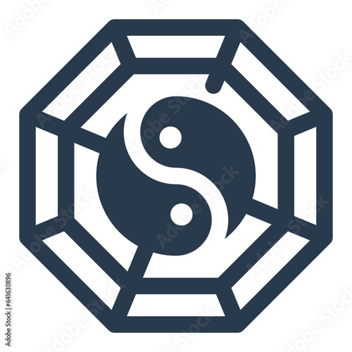 Yin yang psychology icon