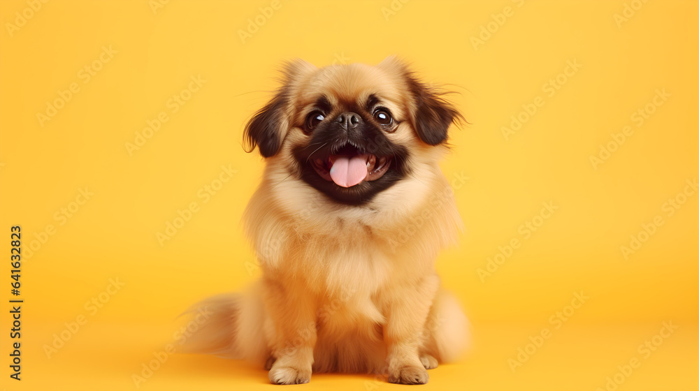 Pekingese puppy, generative ai Pekingese puppy, generative ai