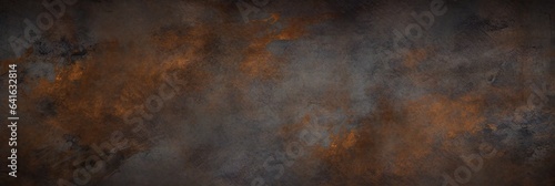 Grunge Rusty Dark Metal Stone Background Texture