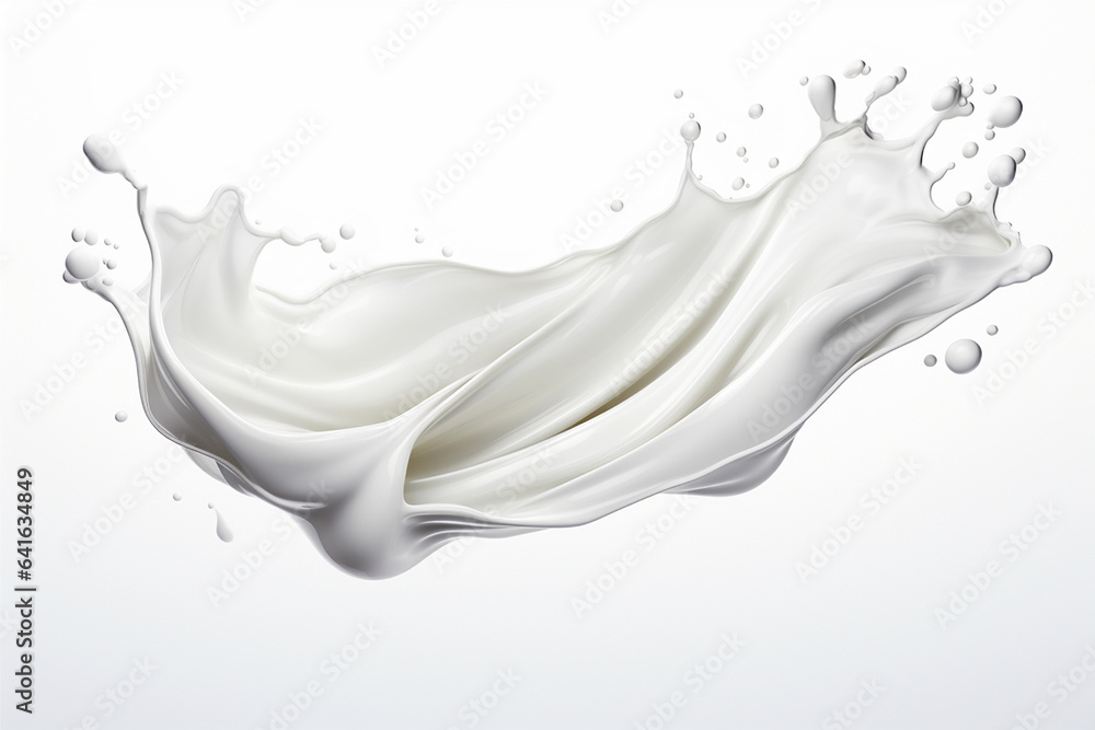 milk splash isolated on white background milk splash isolated on white background
