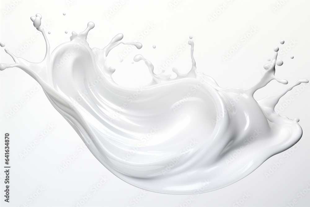 milk splash isolated on white background milk splash isolated on white background