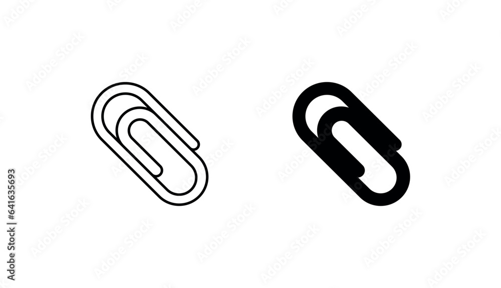 Clip icon design with white background stock illustration Clip icon design with white background stock illustration