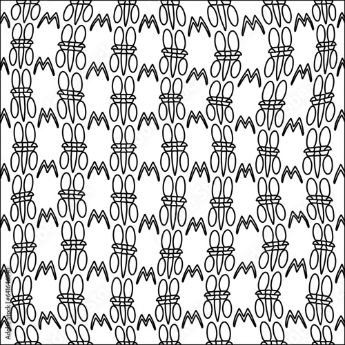 Stylish texture with figures from lines.Abstract black and white pattern for web page  textures  card  poster  fabric  textile. Monochrome graphic repeating design.