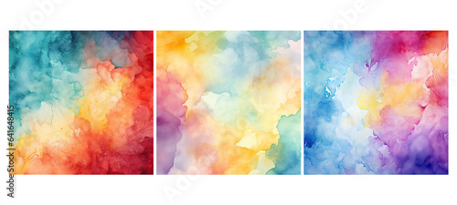 brushstroke watercolor texture background illustration colorful abstract, paint painted, surface artistic brushstroke watercolor texture background © sevector