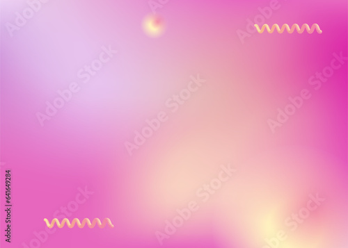 blurry Gradient background with pink yellow purple  colors wallpaper or banner © color