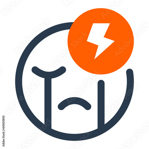 Depression mental health icon