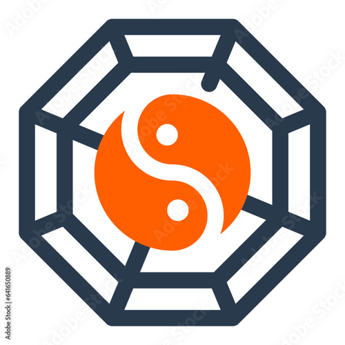 Yin yang psychology icon