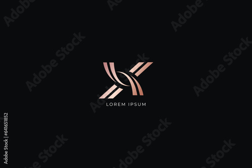 x letter modern style fashion brand luxury style design modern style creative golden wordmark design typography illustration, x wordmark, x logo