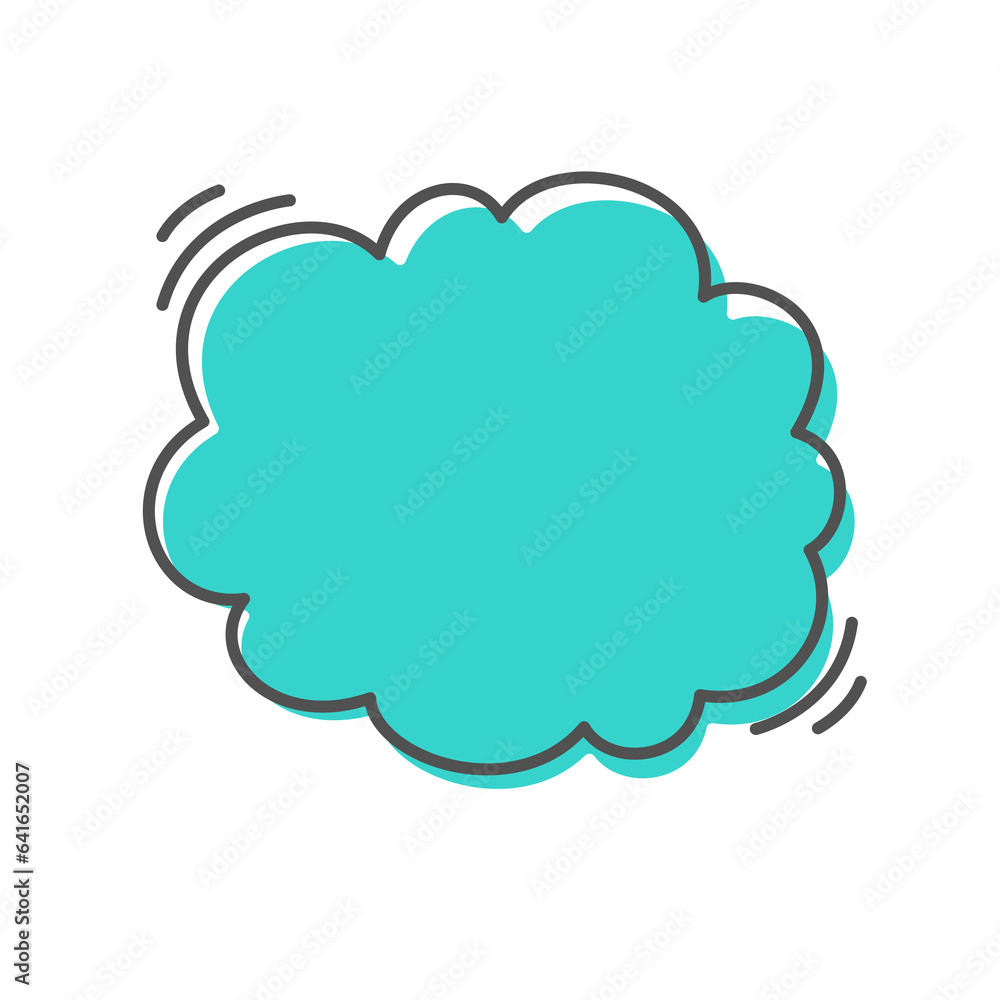 Hand drawn text box. Cute cartoon style talking dialogue. Hand drawn text box. Cute cartoon style talking dialogue.