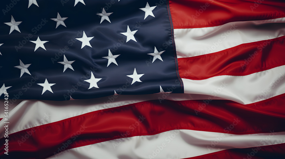 American flag background. Close-up of United States of America flag American flag background. Close-up of United States of America flag