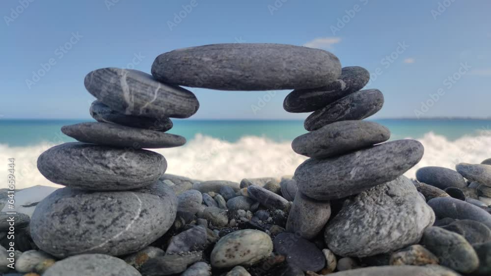 nice view of Stone beach Chihsingtan Beach, Hualien, Taiwan nice view of Stone beach Chihsingtan Beach, Hualien, Taiwan