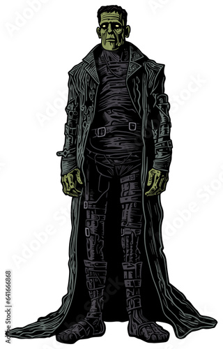 Frankenstein Monster Isolated