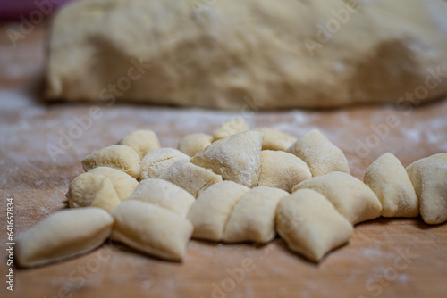 Potato And Flour Dough For Gnocchi