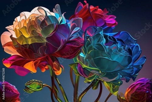 Bouquet of Colors  Flowers Singing in a Symphony of Hues