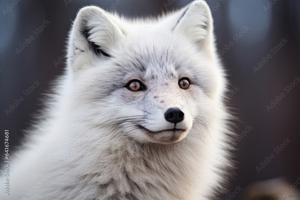 Cute Arctic Fox Close-up