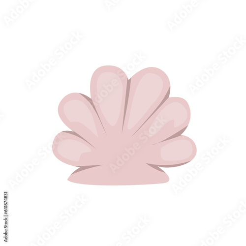 Pink cartoon bud shell illustration