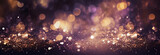 Night sparkle christmas gold bright bokeh abstract texture glowing shiny pattern