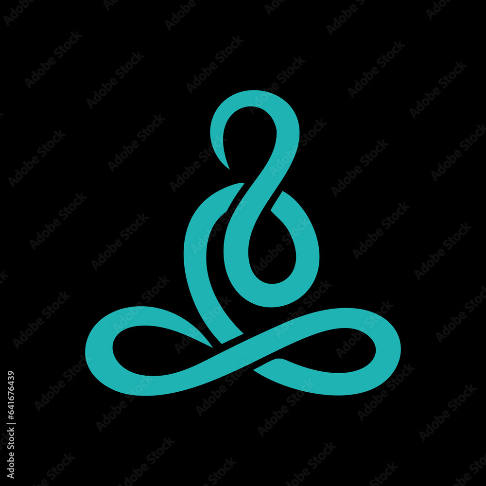Obraz premium Wellness logo vector